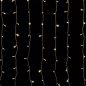   Crystalline KAT 301 WW Kültéri toldható LED fényfüggöny, 200 x 90 cm, 192 db MELEG FEHÉR LED-del, átlátszó kábel