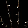 Crystalline KAT 311 WW Kültéri toldható LED fényfüggöny, 120 x 120 cm, 144 db MELEG FEHÉR LED-del, átlátszó kábel