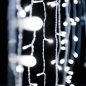   Crystalline KAT 342 WH Kültéri toldható LED fényfüggöny, 200 x 250 cm, 500 db HIDEG FEHÉR LED-del, átlátszó kábel