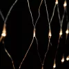 Crystalline KAT 401 WW Kültéri toldható LED fényháló, 200 x 100 cm, 96 db MELEG FEHÉR LED-del, átlátszó kábel