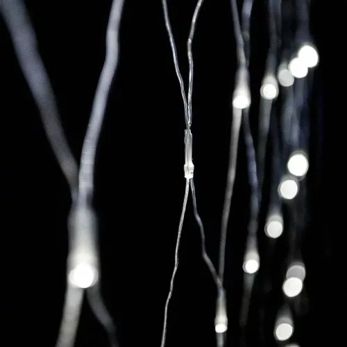 Crystalline KAT 402 WH Kültéri toldható LED fényháló, 200 x 100 cm, 96 db HIDEG FEHÉR LED-del, átlátszó kábel