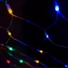 Crystalline KAT 403 MULTI Kültéri toldható LED fényháló, 200 x 100 cm, 96 db SZÍNES LED-del, átlátszó kábel