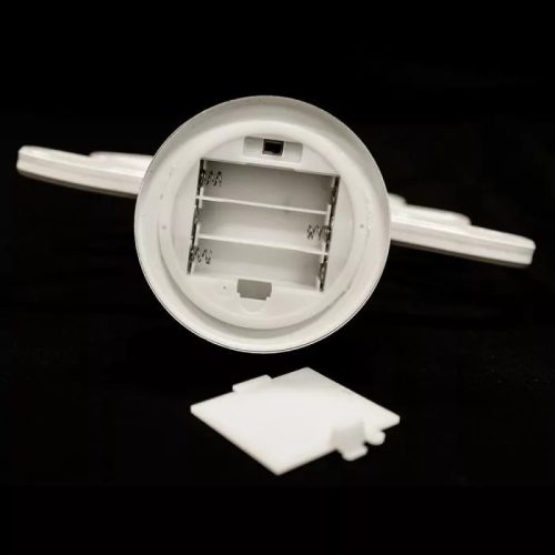 DekorTrend KDA 103 Beltéri vezeték nélküli elemes neonfényű csillag ablakdísz, MELEG FEHÉR színben, 31 cm