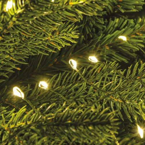 Dekortrend KDC 711 WW Beltéri hálózati tündérfény girland fényfüzér ezüst kábellel, 700 db MELEG FEHÉR LED-del, 7 m