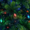 Design Dekor KDE 065 Kültéri 60 LED-es KRISTÁLYCSEPP fényfüzér, 12 m hosszú, zöld színű kábellel, színes (multi) világítással