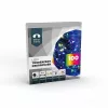 DekorTrend KDE 215 TÜNDÉRFÉNY DEKORFÜZÉR Beltéri elemes, LED-es fényfüzér, 10 m hosszú, 100 db (multi) színes LED-del, állófényű