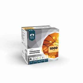   Dekortrend KDE 261 Kültéri hálózati tündérfény dekorfüzér fényfüzér, 1000 db MELEG FEHÉR LED-del, zöld kábellel, 50 méter