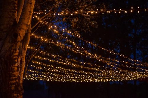 Design Dekor KDK 002 Kültéri toldható kontakt LED fényfüzér, 10 m hosszú, 100 db melegfehér LED-es