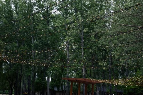 Design Dekor KDK 002 Kültéri toldható kontakt LED fényfüzér, 10 m hosszú, 100 db melegfehér LED-es