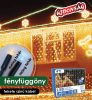 Design Dekor KDK 014 Kültéri toldható kontakt LED fényfüggöny, 100 x 400 cm, 280 db hidegfehér LED-del