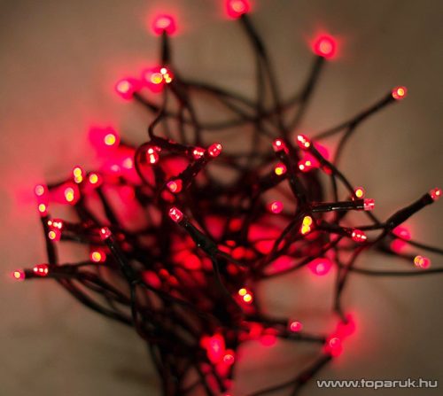 Design Dekor KDL 084 Beltéri LED-es fényfüzér, 80 db piros LED-del