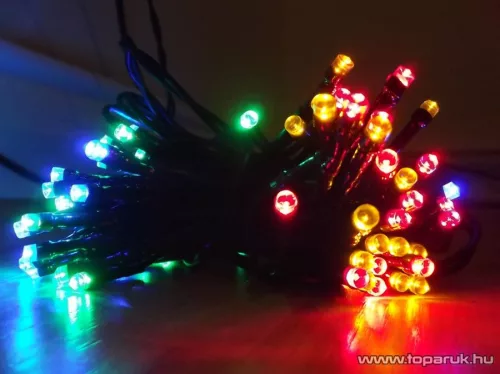 Design Dekor KDL 085 Beltéri LED-es fényfüzér, 80 db színes LED-del