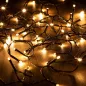   DekorTrend KDT 101 WW Basic Kültéri LED-es fényfüzér zöld színű kábellel, 1000 db MELEG FEHÉR LED-del, 50 m hosszú