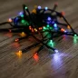   DekorTrend KDT 185 MULTI Basic Kültéri LED-es fényfüzér zöld színű kábellel, 180 db SZÍNES LED-del, 9 m hosszú