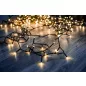   DekorTrend KDT 241 WW Basic Kültéri LED-es fényfüzér zöld színű kábellel, 240 db MELEG FEHÉR LED-del, 12 m hosszú