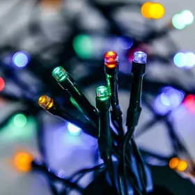   DekorTrend KDT 365 MULTI Basic Kültéri LED-es fényfüzér zöld színű kábellel, 360 db SZÍNES LED-del, 18 m hosszú