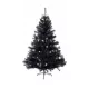 DekorTrend Wonder Black PREMIUM fekete műfenyő 150 cm