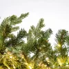 Girland Light Kültéri dús zöld mű fenyő girland meleg fehér fényű LED világítással, 180 cm (KGR 007)