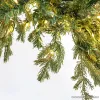Girland Light Kültéri dús zöld mű fenyő girland meleg fehér fényű LED világítással, 180 cm (KGR 007)