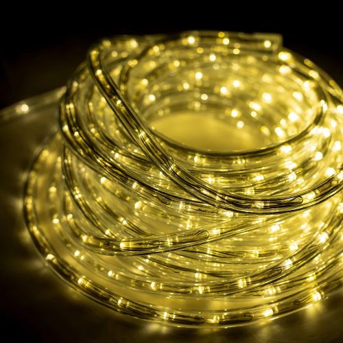 Dekortrend KMF 107 WW Kültéri fénykábel 360 db MELEG FEHÉR LED-del, 8 funkció, 10 m hosszú