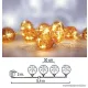Design Dekor KSA 261 Beltéri Vesta 9 db-os gömbfényfüzér, arany