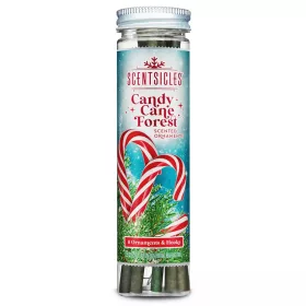   ScentSicles KSC 017 CANDY CANE FOREST műfenyőre akasztható illatrúd (illatpálca), cukorpálca illattal, 6 db pálca / doboz