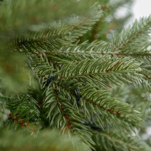 LIGHT PRINCESS 150 LED-es, meleg fehéren világító kevert tűlevelű 2D + 3D műfenyő, zöld, 150 cm (KFB 625)