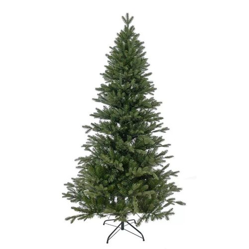 LIGHT PRINCESS 220 LED-es, meleg fehéren világító kevert tűlevelű 2D + 3D műfenyő, zöld, 180 cm (KFB 628)