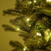 LIGHT PRINCESS 220 LED-es, meleg fehéren világító kevert tűlevelű 2D + 3D műfenyő, zöld, 180 cm (KFB 628)