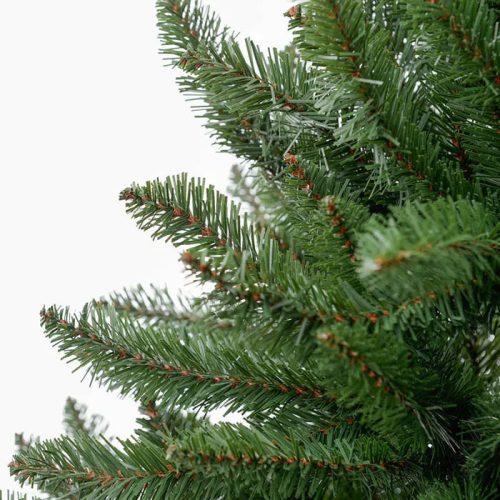 LUCFENYŐ Classic 2D lapos tűlevelű dús műfenyő fém talppal, 210 cm (KFB 181)