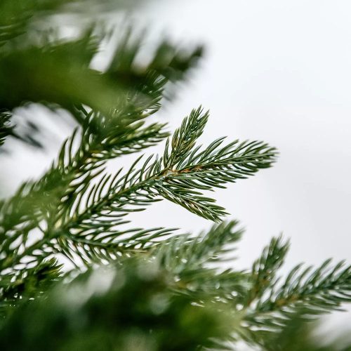 LUCFENYŐ Premium 2D + 3D extradús kevert levelű műfenyő kaspó talppal, 120 cm (KFB 192)