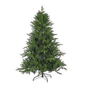   LUCFENYŐ Premium 2D + 3D extradús kevert levelű műfenyő fém talppal, 210 cm (KFB 191)