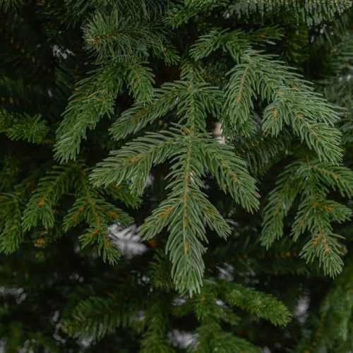 LUCFENYŐ Premium 2D + 3D extradús kevert levelű műfenyő fém talppal, 210 cm (KFB 191)