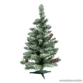   Havas MINI PINE Mini asztali műfenyő, kihajtható (havas) ágakkal, tartozék műanyag talppal, 60 cm (KFA 642)