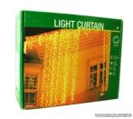   NORTEX KMN 040 kültéri toldható LED-es fényfüggöny, 100 x 200 cm, 180 db hideg fehér LED-del, zöld kábellel (118-153)