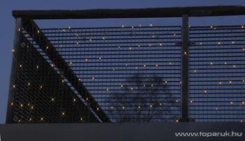 SERIE MICRO KST 515 Kültéri Micro izzós fényháló, 200 x 150 cm, melegfehér