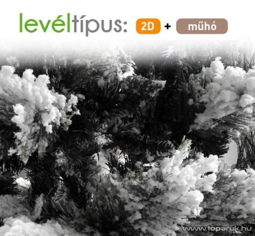 SNOWY QUEEN 2D + 3D + havas extradús műfenyő, 180 cm (KFB 378)