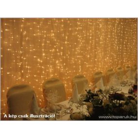   SYSTEM LED KST 058 Kültéri toldható LED-es fényfüggöny EXTRA, 1x2m, fehér