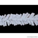   Fehér dús fenyő girland, 270 cm hosszú, 160 ág (KGR 277)