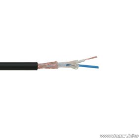   delight Mikrofon vezeték, árnyékolt, 2 x (60 x 0,08 mm2), 100 m/papírdob (20004)