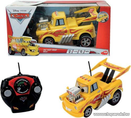 Dickie RC Verdák Hot Rod Cimbi (Mater) távirányítós autó, 1:24 (203089546) - Megszűnt termék: 2015. November
