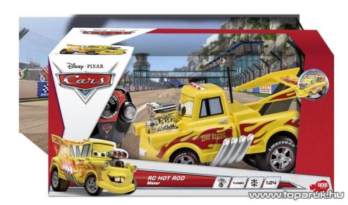 Dickie RC Verdák Hot Rod Cimbi (Mater) távirányítós autó, 1:24 (203089546) - Megszűnt termék: 2015. November