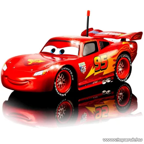 Dickie RC Verdák Villám McQueen távirányítós autó metál fényezéssel, 1:24 (203089538) - Megszűnt termék: 2015. November