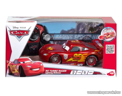 Dickie RC Verdák Villám McQueen távirányítós autó metál fényezéssel, 1:24 (203089538) - Megszűnt termék: 2015. November