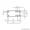 FINDER Relé, 12V, DC, 16A 270R, 1 Morze, F4061-12, 2 db / csomag (08204)