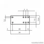   FINDER Relé, 12V, DC, 16A 270R, 1 Morze, F4061-12, 2 db / csomag (08204)
