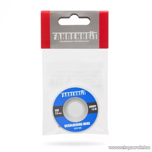 Fahrenheit Ónszívó szalag, 1,5 m hosszú, 2,5 mm széles (10135)