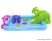 Bestway Vidám akvárium vízi játszótér, csúszdás kerti medence, 239 x 206 x 86 cm (53052)