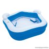 Bestway SME 074 felfújható kerti gyerek medence ülésekkel és pohártartóval, 213 x 207 x 69 cm (54153)