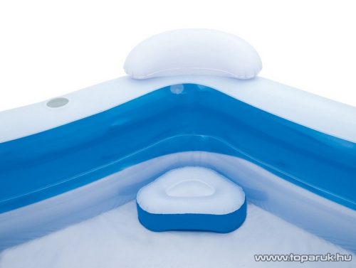 Bestway SME 074 felfújható kerti gyerek medence ülésekkel és pohártartóval, 213 x 207 x 69 cm (54153)